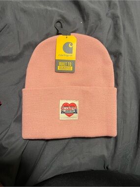 Carhartt Pink Beanie Hat Set of two same size and color